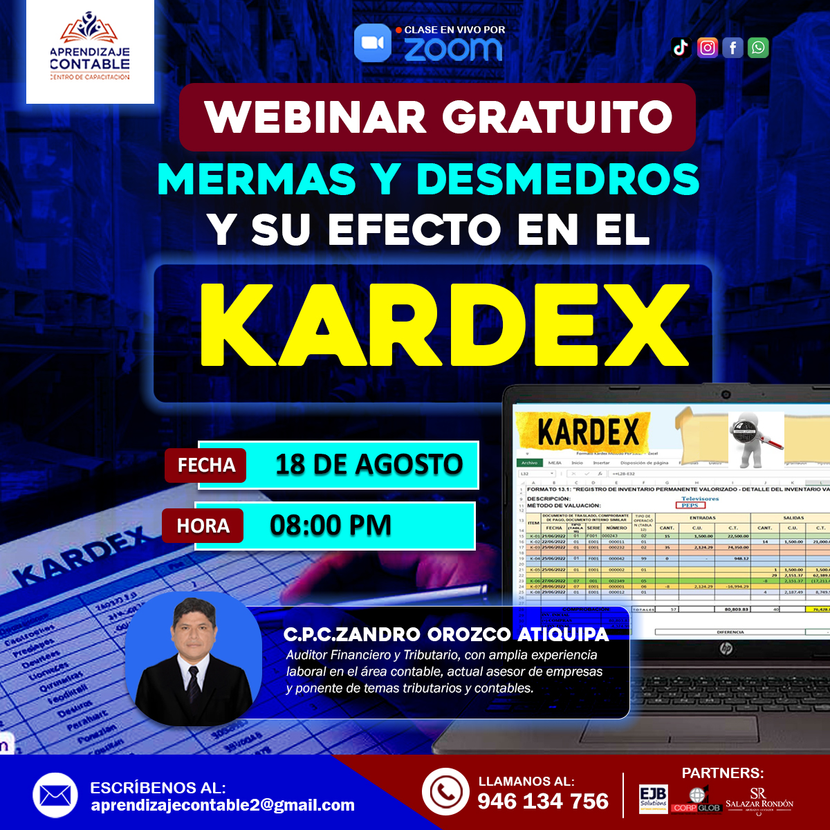 Webinar MERMAS Y DESMADROS Y SU EFECTO EN EL KARDEX